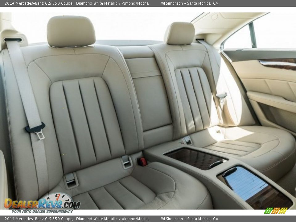 2014 Mercedes-Benz CLS 550 Coupe Diamond White Metallic / Almond/Mocha Photo #24