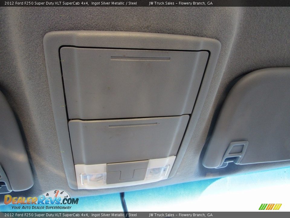 2012 Ford F250 Super Duty XLT SuperCab 4x4 Ingot Silver Metallic / Steel Photo #20