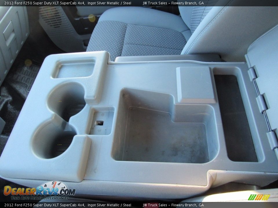 2012 Ford F250 Super Duty XLT SuperCab 4x4 Ingot Silver Metallic / Steel Photo #23