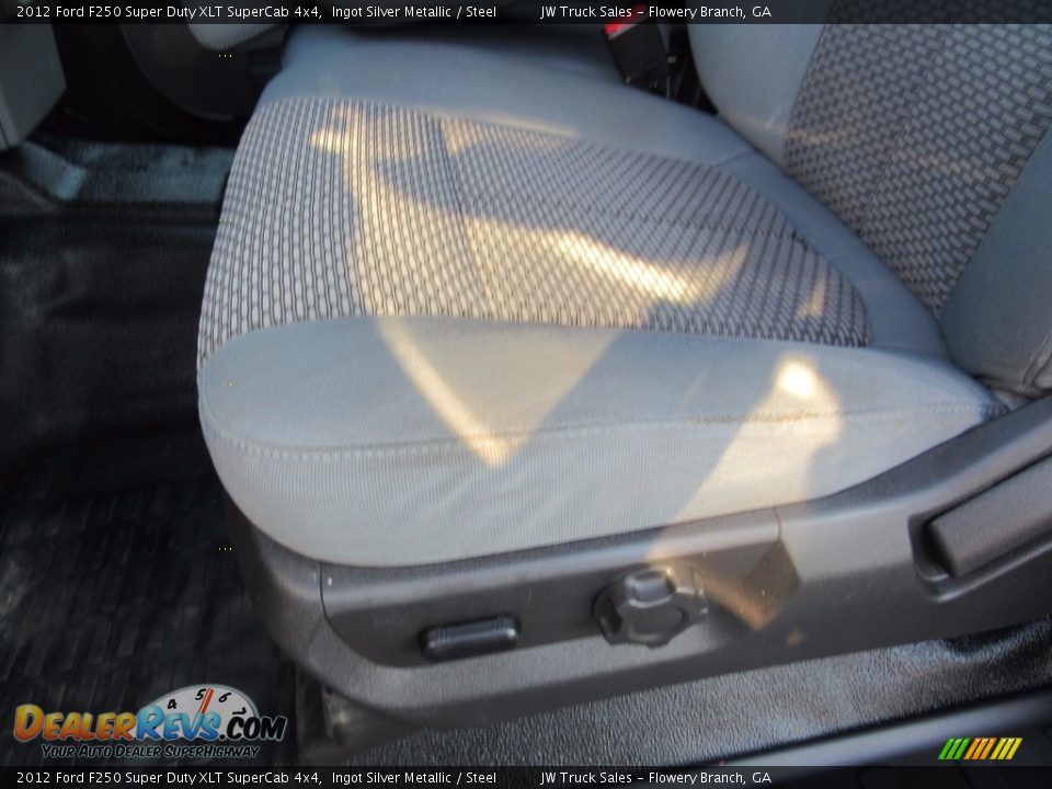 2012 Ford F250 Super Duty XLT SuperCab 4x4 Ingot Silver Metallic / Steel Photo #26