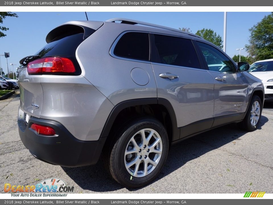 2018 Jeep Cherokee Latitude Billet Silver Metallic / Black Photo #3