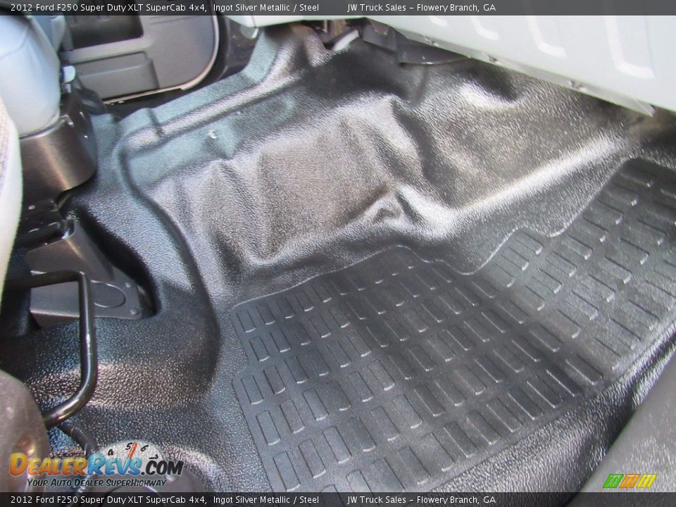 2012 Ford F250 Super Duty XLT SuperCab 4x4 Ingot Silver Metallic / Steel Photo #30