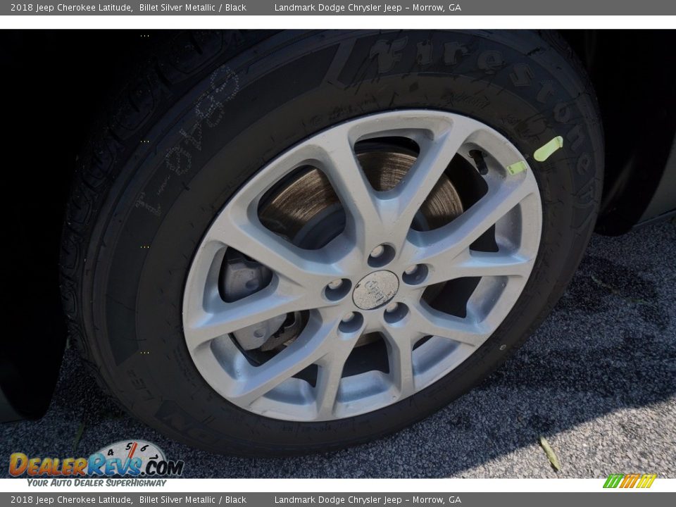 2018 Jeep Cherokee Latitude Billet Silver Metallic / Black Photo #5