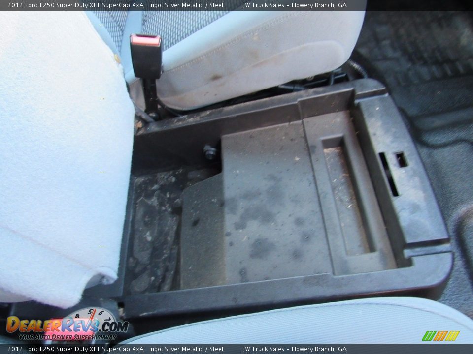 2012 Ford F250 Super Duty XLT SuperCab 4x4 Ingot Silver Metallic / Steel Photo #34