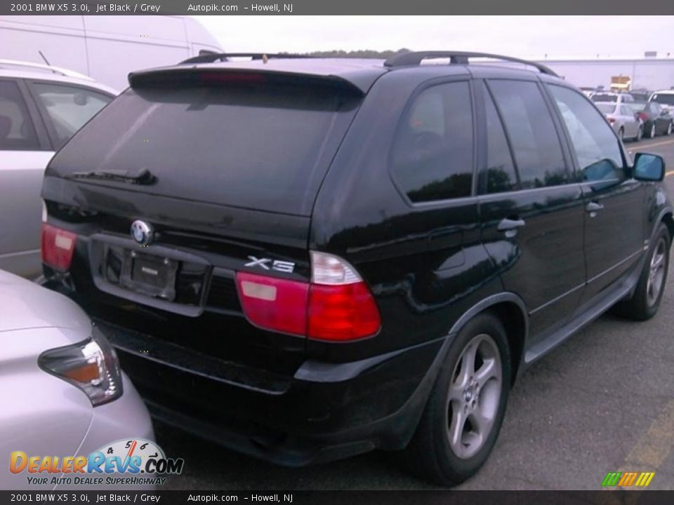 2001 BMW X5 3.0i Jet Black / Grey Photo #2