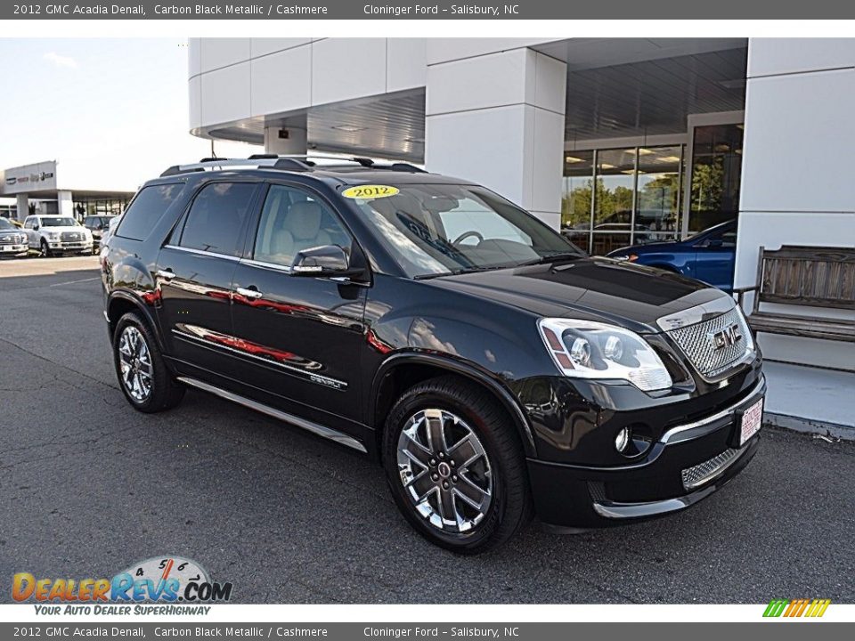 2012 GMC Acadia Denali Carbon Black Metallic / Cashmere Photo #1