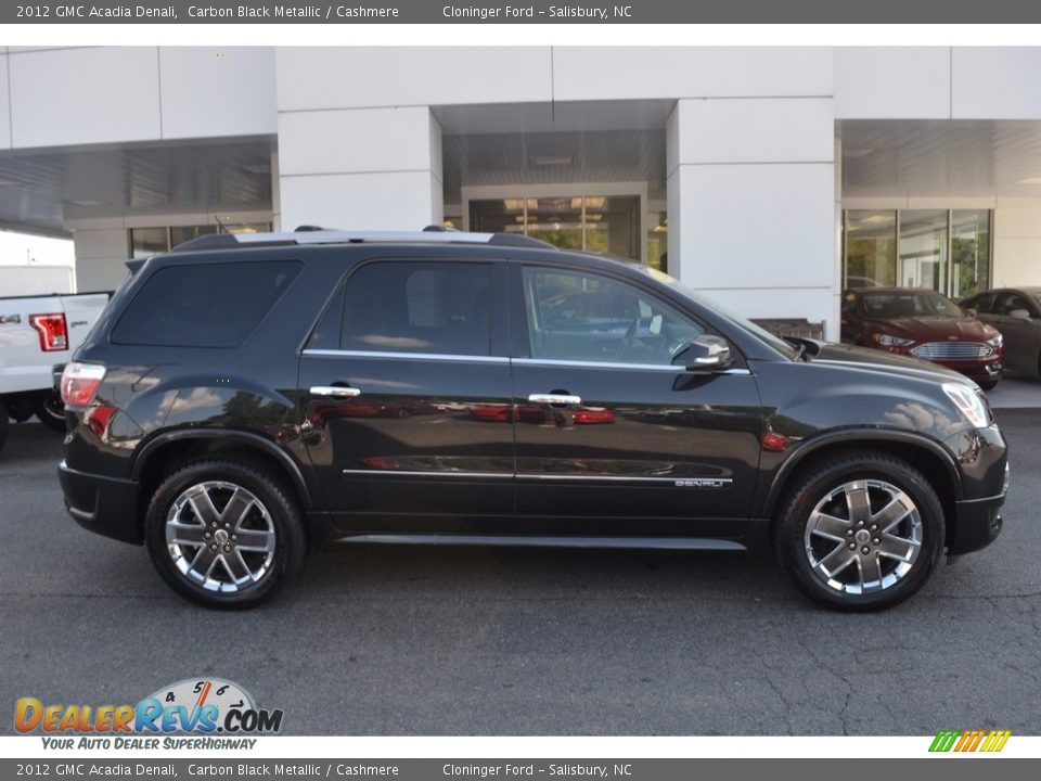 2012 GMC Acadia Denali Carbon Black Metallic / Cashmere Photo #2
