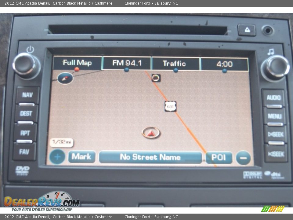 2012 GMC Acadia Denali Carbon Black Metallic / Cashmere Photo #22