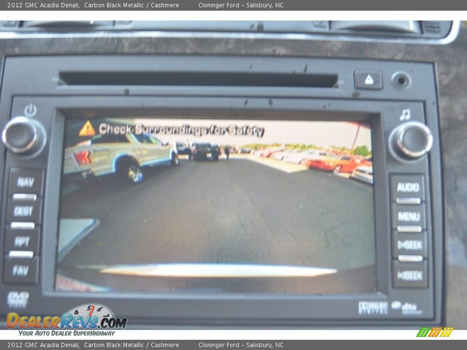 2012 GMC Acadia Denali Carbon Black Metallic / Cashmere Photo #23