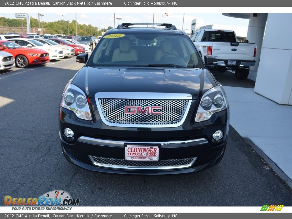 2012 GMC Acadia Denali Carbon Black Metallic / Cashmere Photo #31