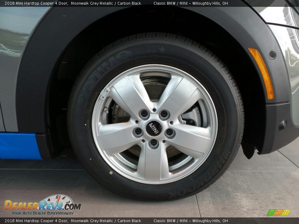 2018 Mini Hardtop Cooper 4 Door Moonwalk Grey Metallic / Carbon Black Photo #5
