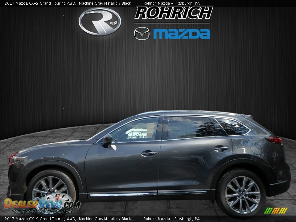 2017 Mazda CX-9 Grand Touring AWD Machine Gray Metallic / Black Photo #3