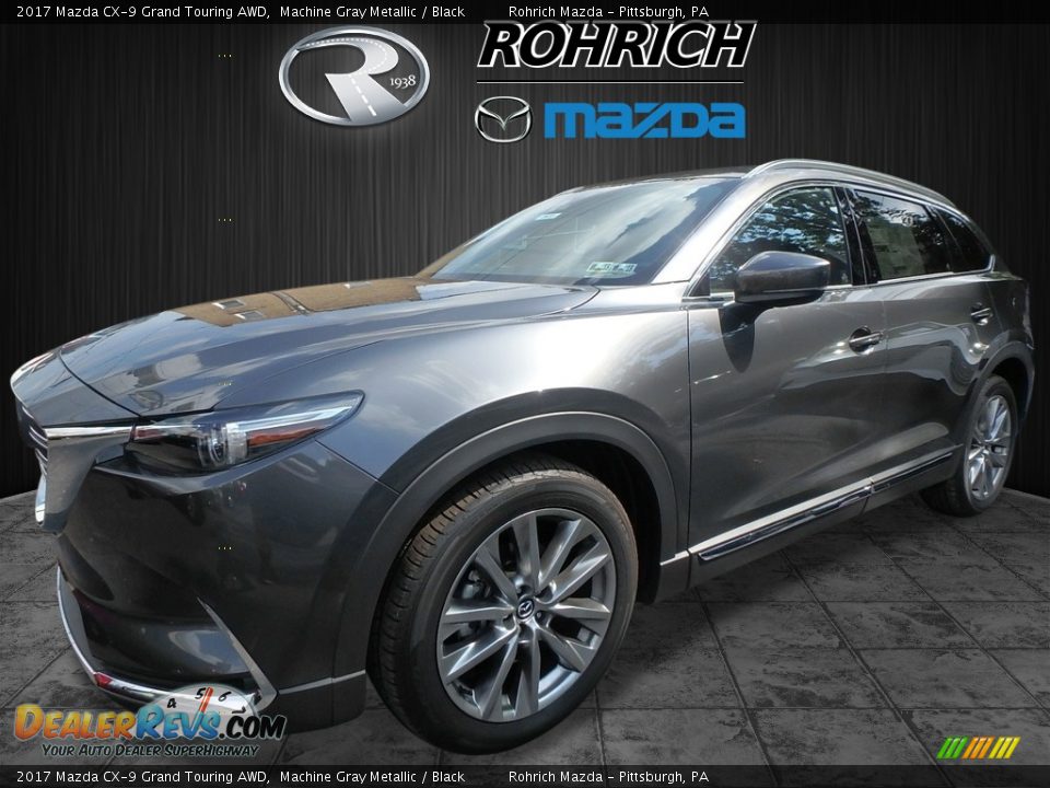 2017 Mazda CX-9 Grand Touring AWD Machine Gray Metallic / Black Photo #4