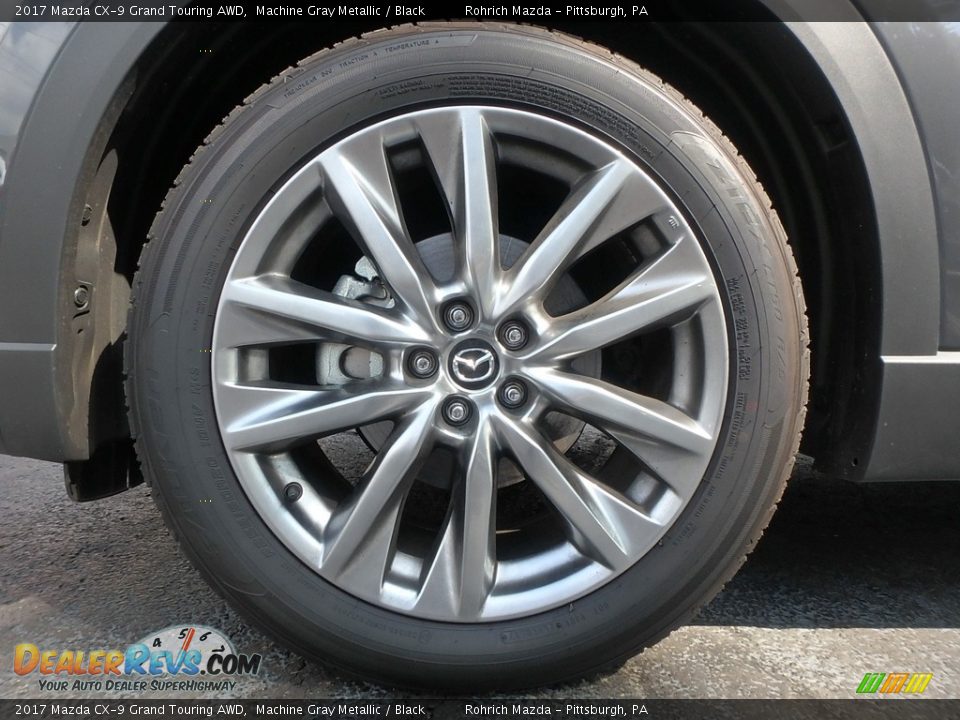 2017 Mazda CX-9 Grand Touring AWD Machine Gray Metallic / Black Photo #5