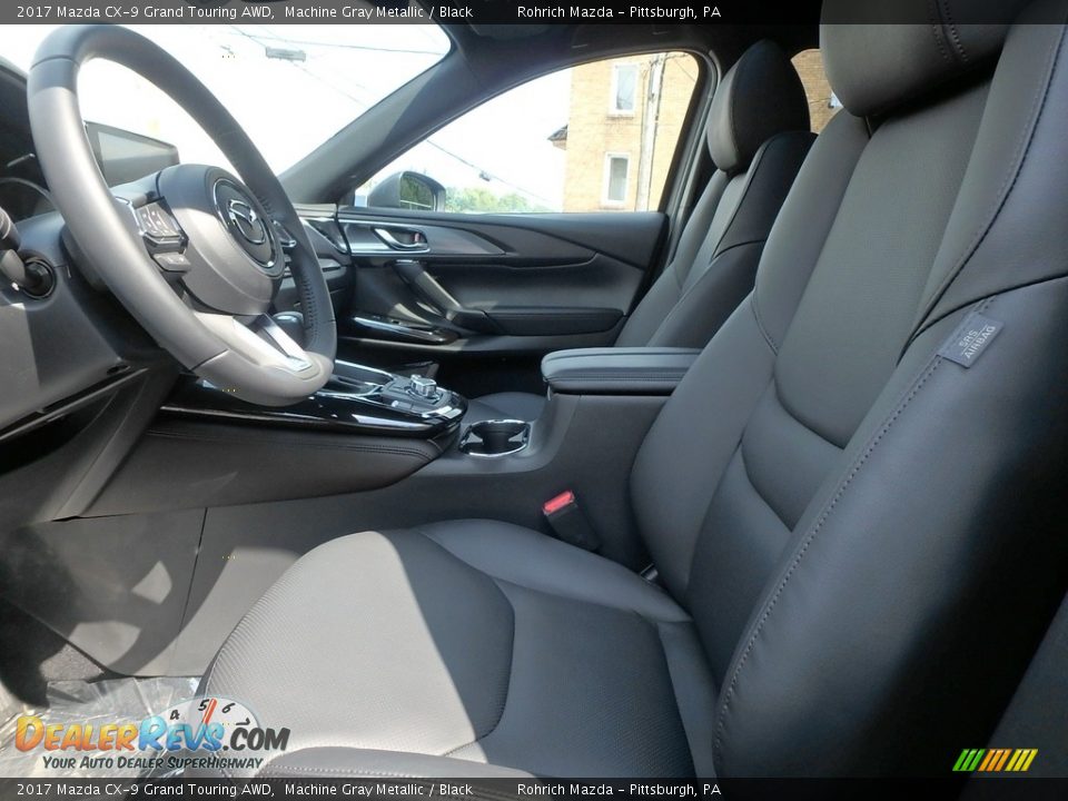 2017 Mazda CX-9 Grand Touring AWD Machine Gray Metallic / Black Photo #6