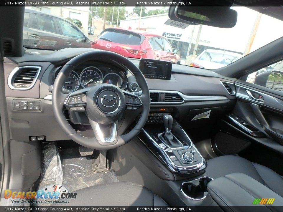 2017 Mazda CX-9 Grand Touring AWD Machine Gray Metallic / Black Photo #8