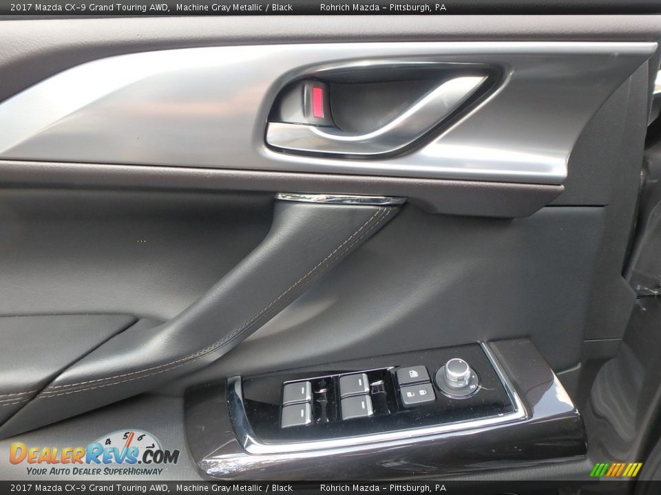 2017 Mazda CX-9 Grand Touring AWD Machine Gray Metallic / Black Photo #9