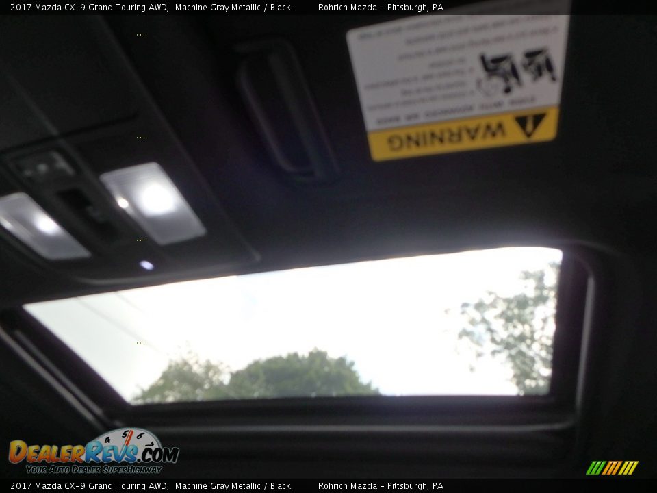 2017 Mazda CX-9 Grand Touring AWD Machine Gray Metallic / Black Photo #12