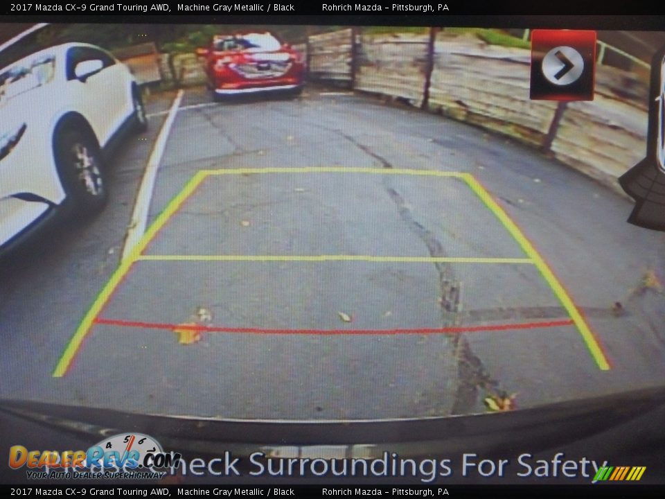 2017 Mazda CX-9 Grand Touring AWD Machine Gray Metallic / Black Photo #14