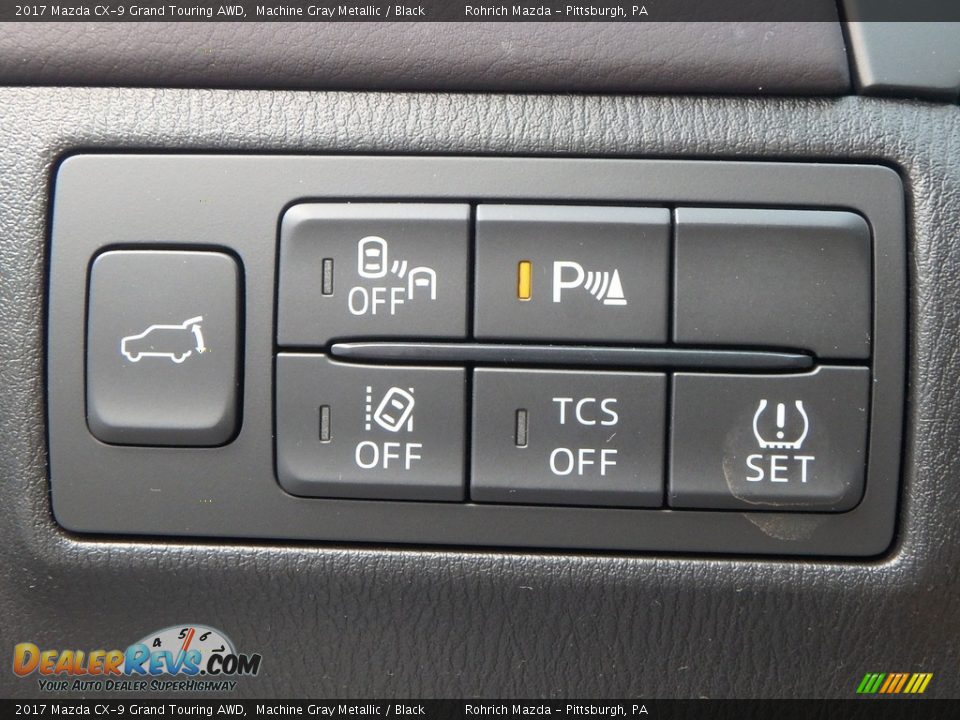 2017 Mazda CX-9 Grand Touring AWD Machine Gray Metallic / Black Photo #15