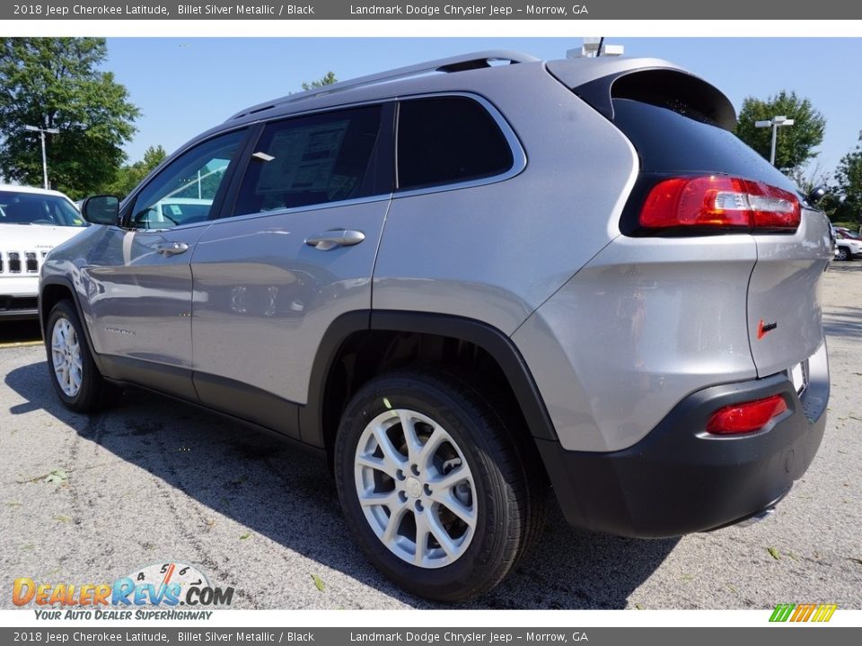 2018 Jeep Cherokee Latitude Billet Silver Metallic / Black Photo #2