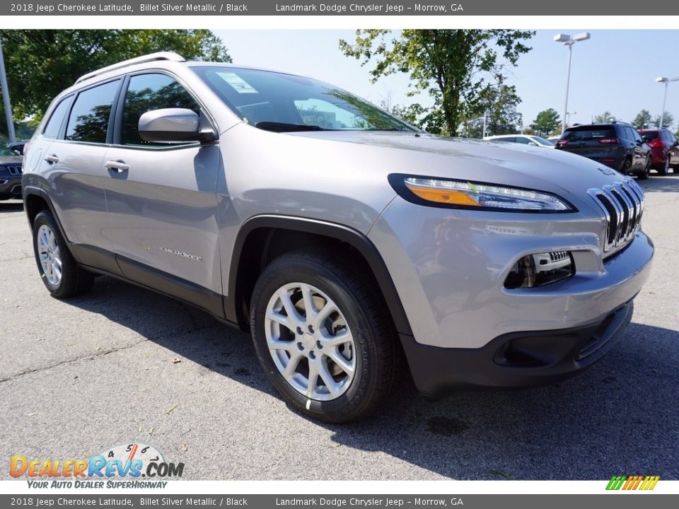 2018 Jeep Cherokee Latitude Billet Silver Metallic / Black Photo #4