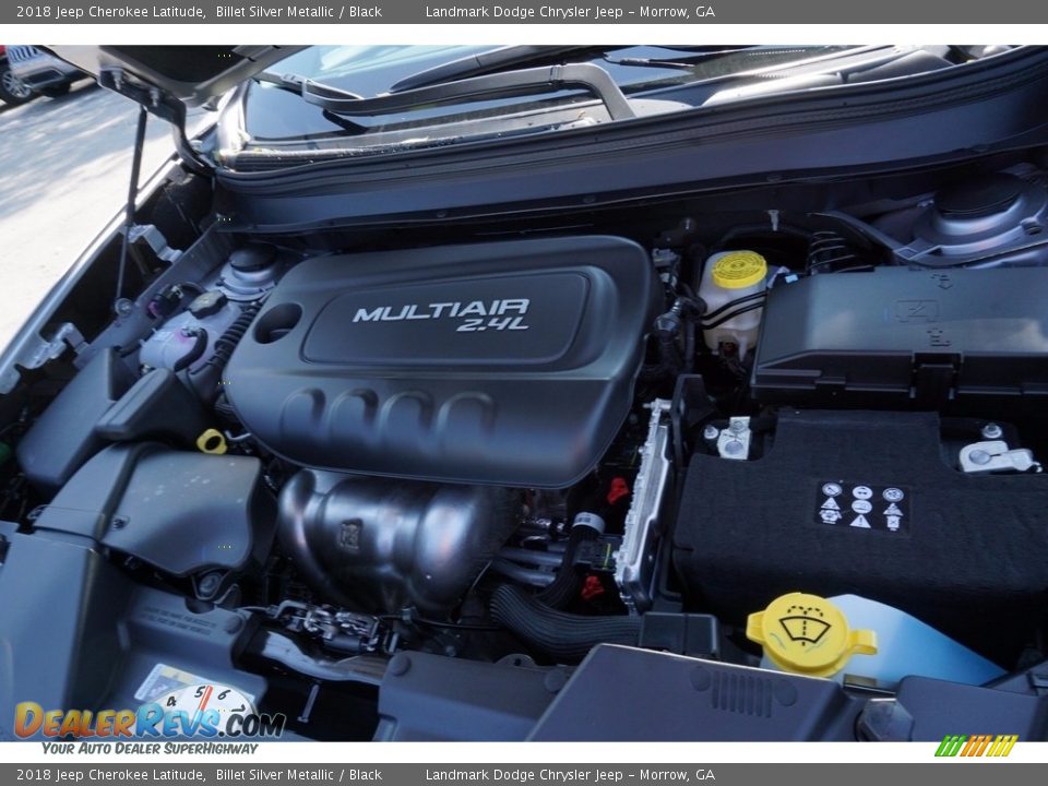 2018 Jeep Cherokee Latitude Billet Silver Metallic / Black Photo #8
