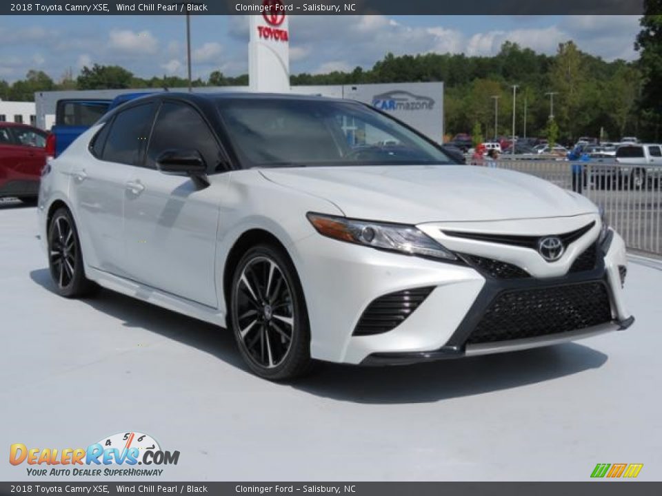 2018 Toyota Camry XSE Wind Chill Pearl / Black Photo #1