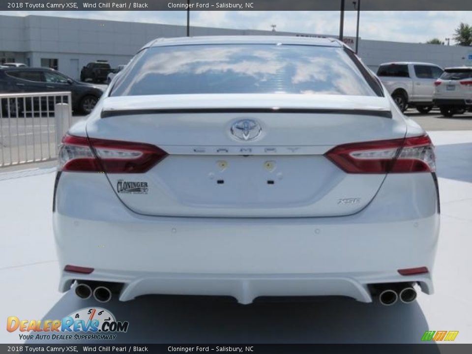 2018 Toyota Camry XSE Wind Chill Pearl / Black Photo #5