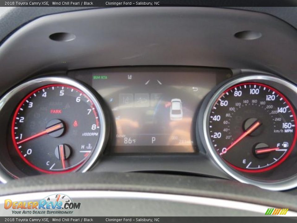 2018 Toyota Camry XSE Wind Chill Pearl / Black Photo #15