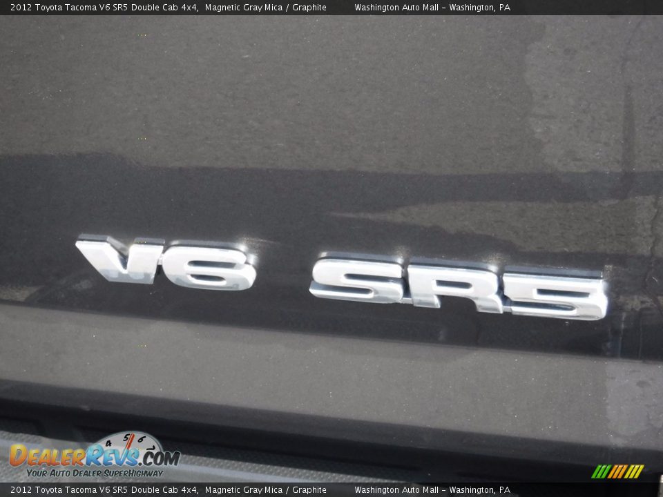 2012 Toyota Tacoma V6 SR5 Double Cab 4x4 Magnetic Gray Mica / Graphite Photo #14