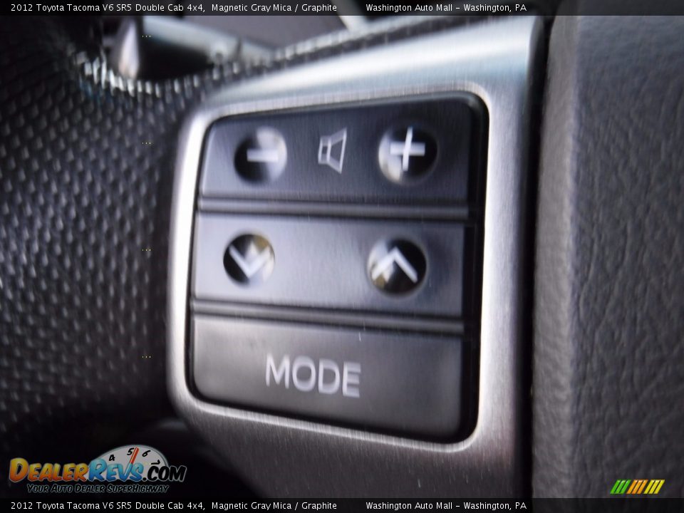 2012 Toyota Tacoma V6 SR5 Double Cab 4x4 Magnetic Gray Mica / Graphite Photo #25