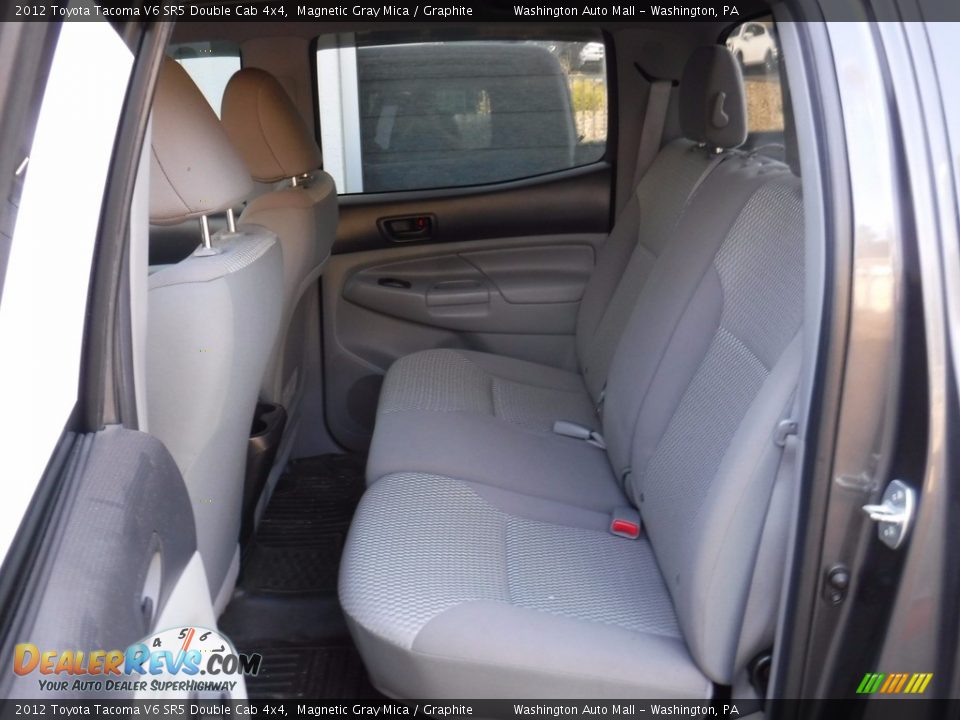 2012 Toyota Tacoma V6 SR5 Double Cab 4x4 Magnetic Gray Mica / Graphite Photo #27