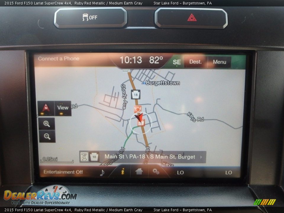 2015 Ford F150 Lariat SuperCrew 4x4 Ruby Red Metallic / Medium Earth Gray Photo #17