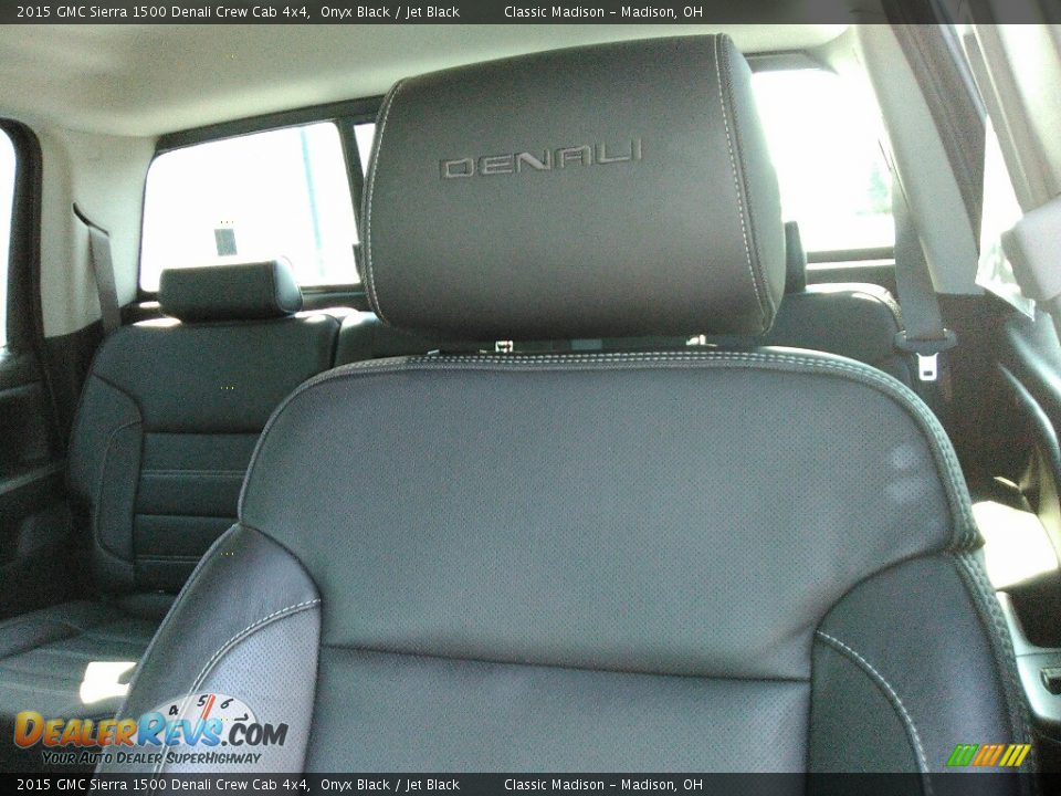 2015 GMC Sierra 1500 Denali Crew Cab 4x4 Onyx Black / Jet Black Photo #8