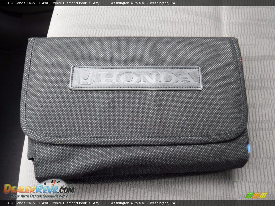 2014 Honda CR-V LX AWD White Diamond Pearl / Gray Photo #23