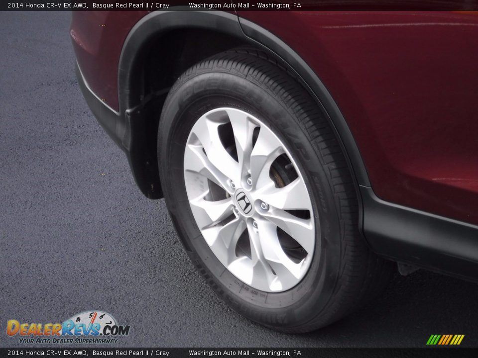 2014 Honda CR-V EX AWD Basque Red Pearl II / Gray Photo #3