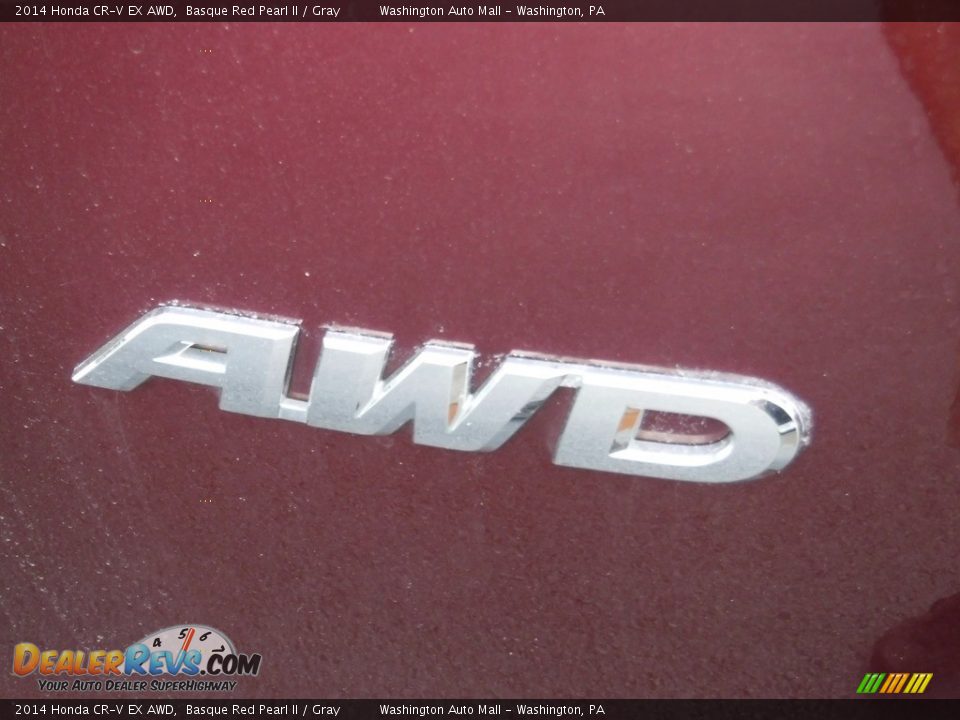 2014 Honda CR-V EX AWD Basque Red Pearl II / Gray Photo #10