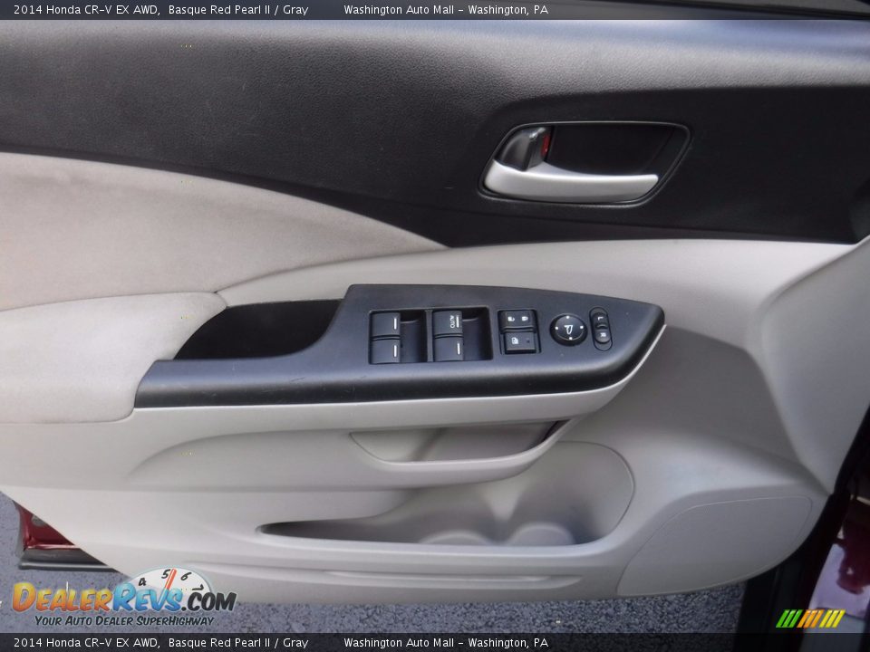 2014 Honda CR-V EX AWD Basque Red Pearl II / Gray Photo #11