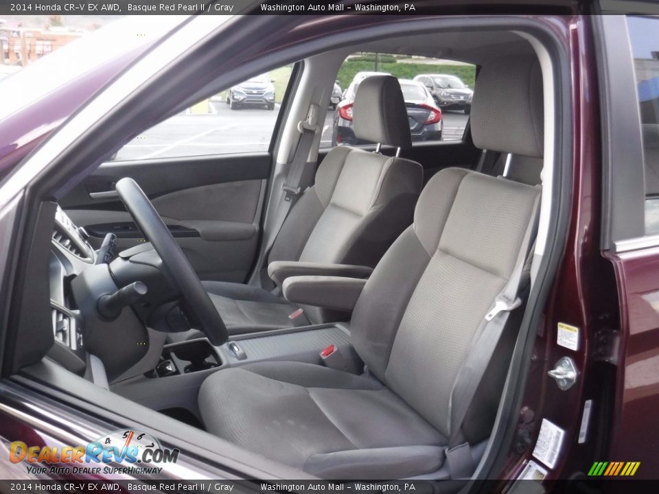 2014 Honda CR-V EX AWD Basque Red Pearl II / Gray Photo #13