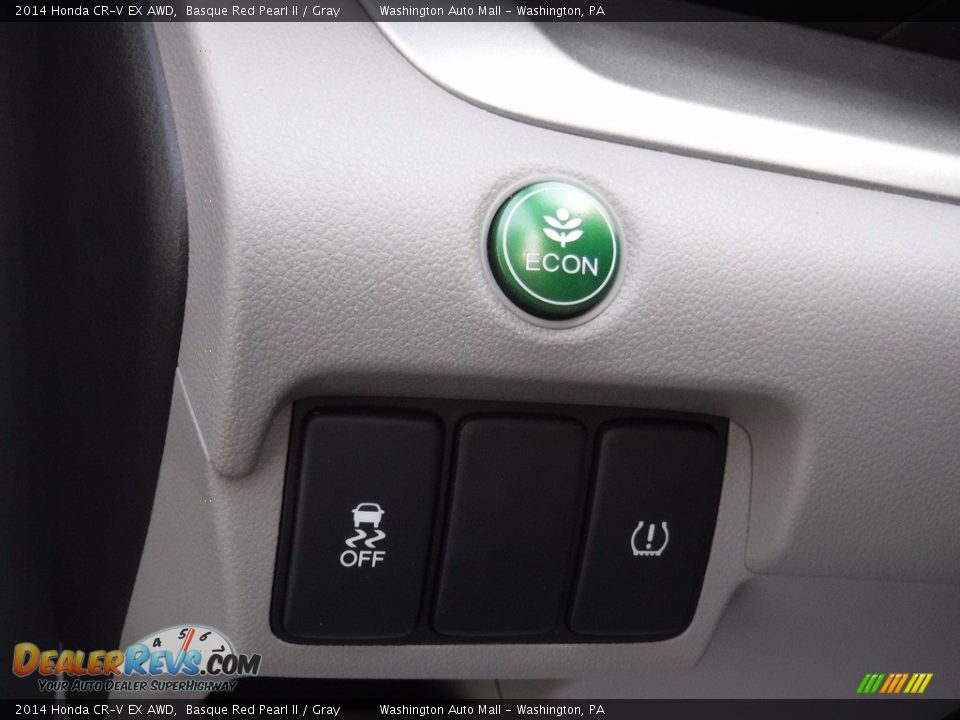 2014 Honda CR-V EX AWD Basque Red Pearl II / Gray Photo #15