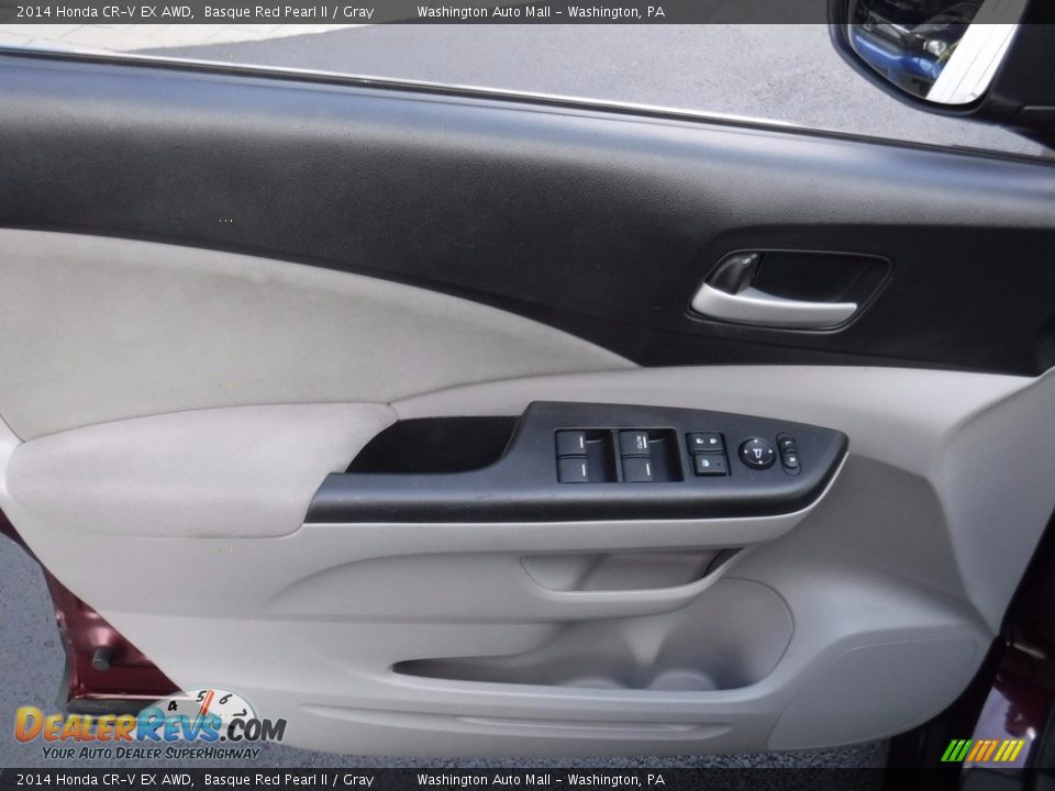2014 Honda CR-V EX AWD Basque Red Pearl II / Gray Photo #16