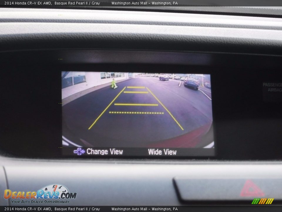 2014 Honda CR-V EX AWD Basque Red Pearl II / Gray Photo #18