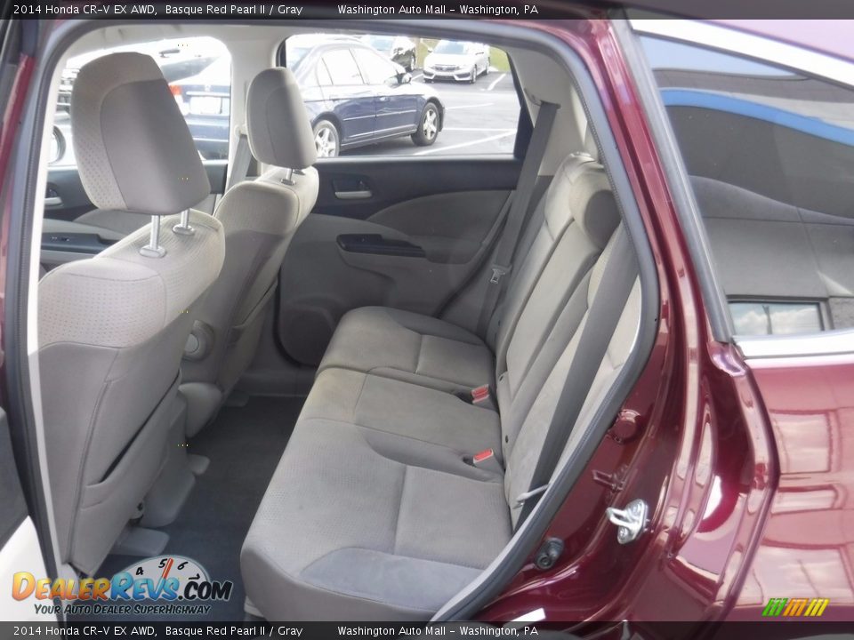 2014 Honda CR-V EX AWD Basque Red Pearl II / Gray Photo #20