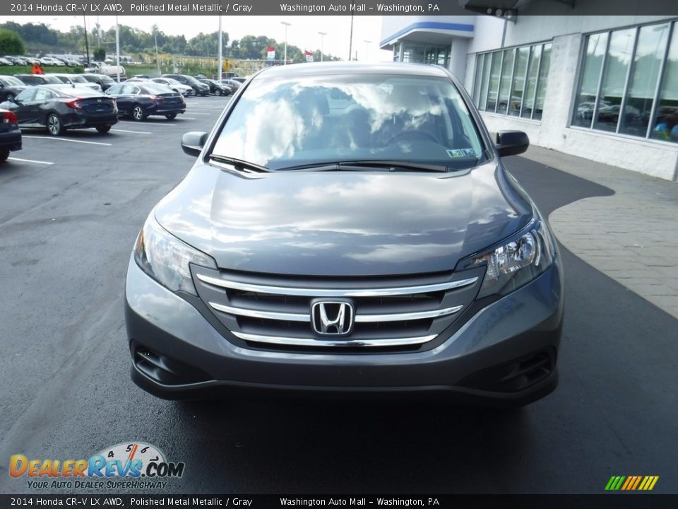 2014 Honda CR-V LX AWD Polished Metal Metallic / Gray Photo #4