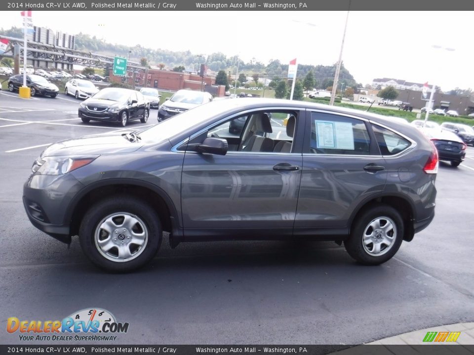 2014 Honda CR-V LX AWD Polished Metal Metallic / Gray Photo #6