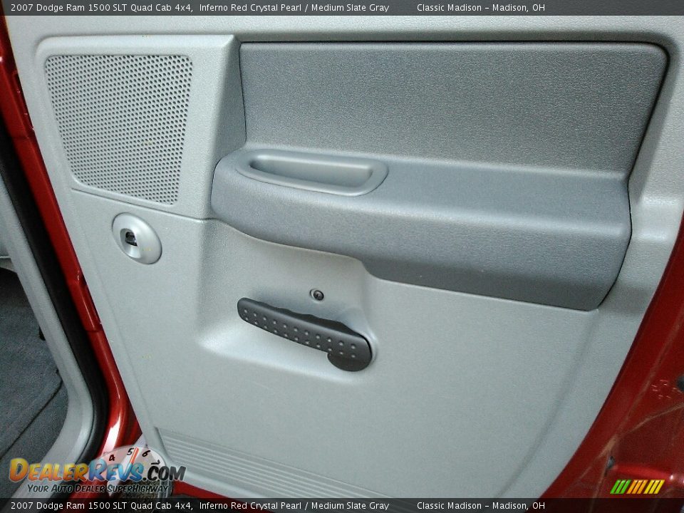 2007 Dodge Ram 1500 SLT Quad Cab 4x4 Inferno Red Crystal Pearl / Medium Slate Gray Photo #14