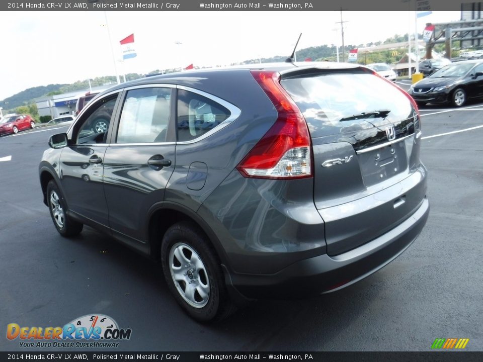 2014 Honda CR-V LX AWD Polished Metal Metallic / Gray Photo #7
