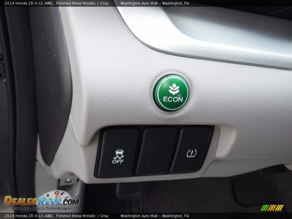 2014 Honda CR-V LX AWD Polished Metal Metallic / Gray Photo #11