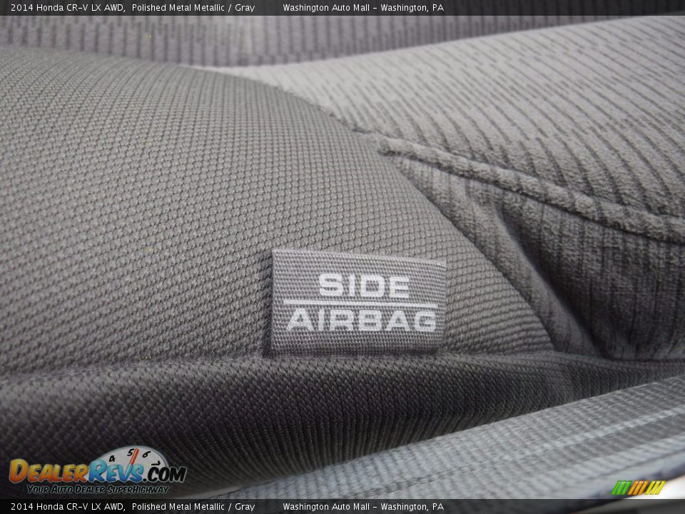 2014 Honda CR-V LX AWD Polished Metal Metallic / Gray Photo #13